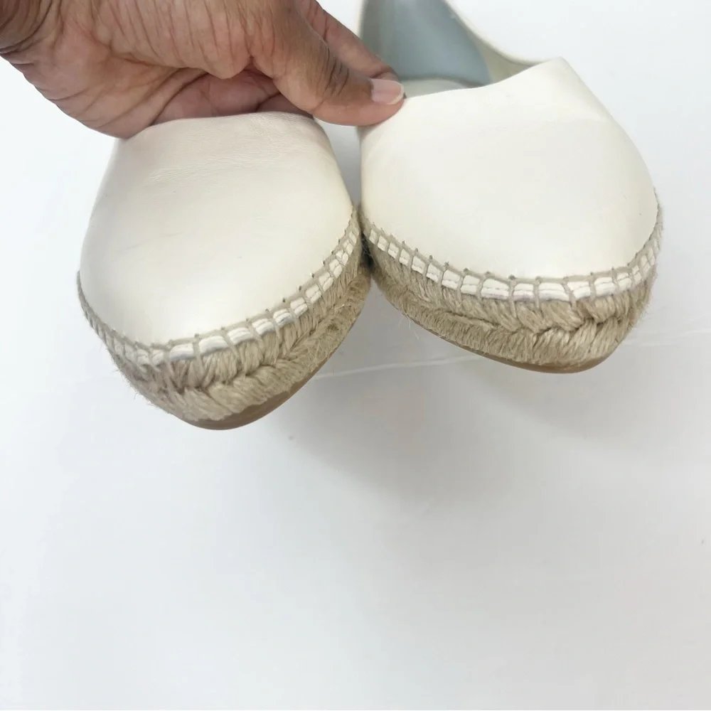 EUC Vince Tita Asymmetrical Espadrille Loafers In Beige